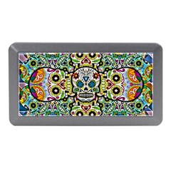 Sugar Skulls Pattern Memory Card Reader (mini) by ExtraGoodSauce