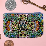 Sugar Skulls Pattern Large Coin Purse Back