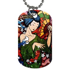 Geisha Dog Tag (one Side) by UniqueandCustomGifts