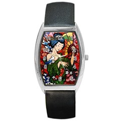 Geisha Barrel Style Metal Watch