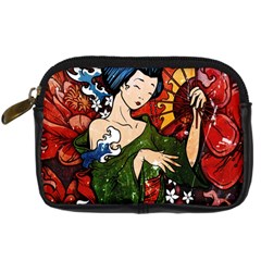 Geisha Digital Camera Leather Case by UniqueandCustomGifts