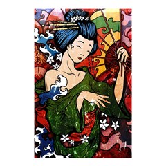 Geisha Shower Curtain 48  X 72  (small)  by UniqueandCustomGifts