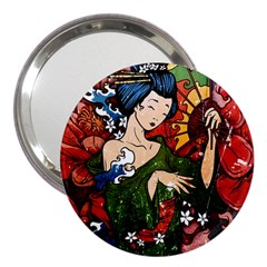 Geisha 3  Handbag Mirrors by UniqueandCustomGifts