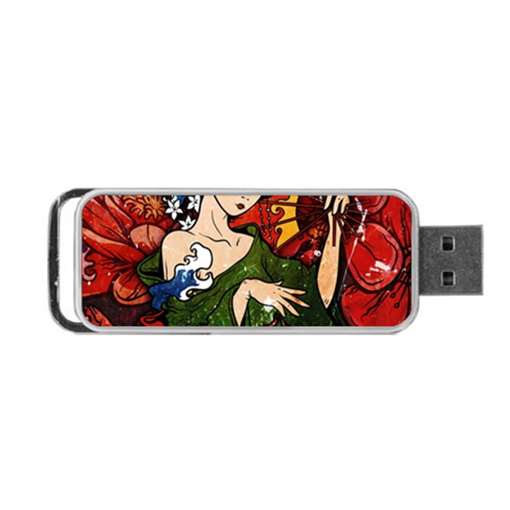 Geisha Portable USB Flash (One Side)