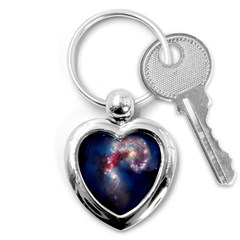 Galaxy Key Chain (heart) by ExtraAwesomeSauce