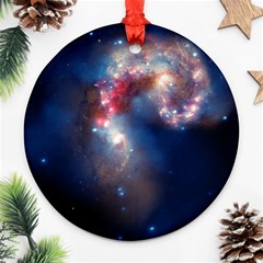 Galaxy Round Ornament (two Sides) by ExtraAwesomeSauce