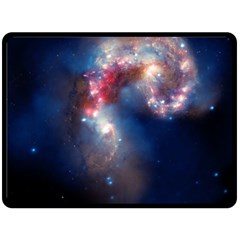 Galaxy Fleece Blanket (large)  by ExtraGoodSauce