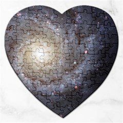 Spiral Galaxy Jigsaw Puzzle (heart) by ExtraAwesomeSauce