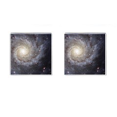 Spiral Galaxy Cufflinks (square) by ExtraGoodSauce