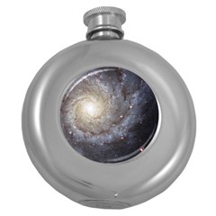 Spiral Galaxy Round Hip Flask (5 Oz) by ExtraGoodSauce