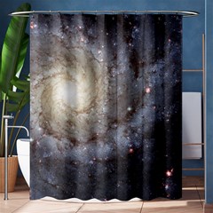 Spiral Galaxy Shower Curtain 60  X 72  (medium)  by ExtraAwesomeSauce