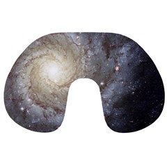 Spiral Galaxy Travel Neck Pillow by ExtraGoodSauce