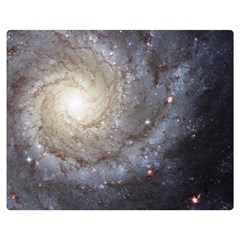 Spiral Galaxy Double Sided Flano Blanket (medium)  by ExtraGoodSauce