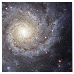 Spiral Galaxy Wooden Puzzle Square by ExtraAwesomeSauce