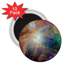 Colorful Galaxy 2 25  Magnets (10 Pack)  by ExtraGoodSauce