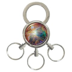 Colorful Galaxy 3-ring Key Chain by ExtraAwesomeSauce