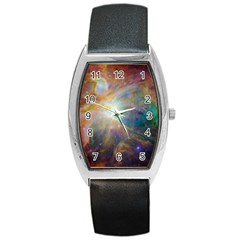 Colorful Galaxy Barrel Style Metal Watch by ExtraGoodSauce