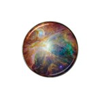 Colorful Galaxy Hat Clip Ball Marker Front