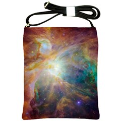 Colorful Galaxy Shoulder Sling Bag by ExtraGoodSauce