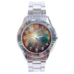 Colorful Galaxy Stainless Steel Analogue Watch by ExtraAwesomeSauce