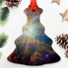 Colorful Galaxy Christmas Tree Ornament (two Sides) by ExtraGoodSauce