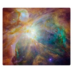 Colorful Galaxy Double Sided Flano Blanket (small)  by ExtraGoodSauce