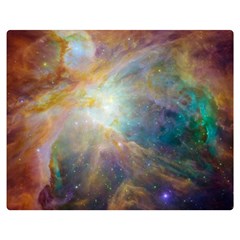 Colorful Galaxy Double Sided Flano Blanket (medium)  by ExtraGoodSauce