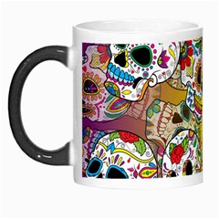 Sugar Skulls Morph Mugs by ExtraAwesomeSauce