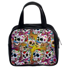 Sugar Skulls Classic Handbag (two Sides) by ExtraAwesomeSauce