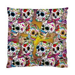 Sugar Skulls Standard Cushion Case (one Side) by ExtraGoodSauce