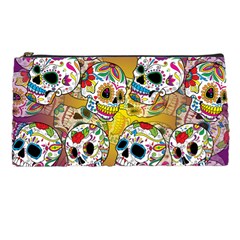 Sugar Skulls Pencil Case by ExtraGoodSauce