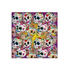 Sugar Skulls Satin Bandana Scarf by ExtraGoodSauce