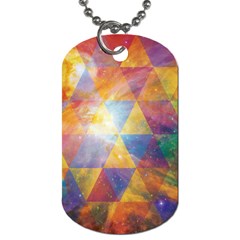 Space Design Dog Tag (one Side) by ExtraAwesomeSauce