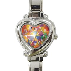 Space Design Heart Italian Charm Watch by ExtraAwesomeSauce