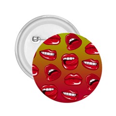 Hot Lips 2 25  Buttons by ExtraGoodSauce