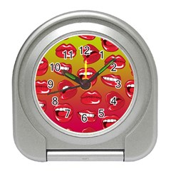 Hot Lips Travel Alarm Clock by ExtraGoodSauce