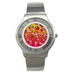 Hot Lips Stainless Steel Watch by ExtraGoodSauce