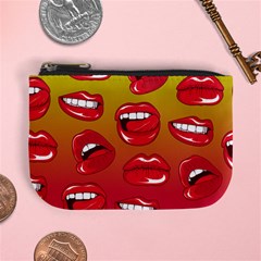 Hot Lips Mini Coin Purse by ExtraGoodSauce