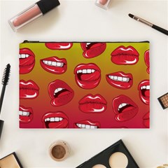 Hot Lips Cosmetic Bag (large) by ExtraAwesomeSauce