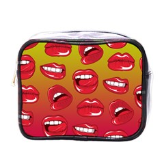 Hot Lips Mini Toiletries Bag (one Side) by ExtraGoodSauce