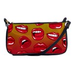 Hot Lips Shoulder Clutch Bag Front