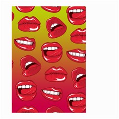 Hot Lips Small Garden Flag (two Sides) by ExtraGoodSauce