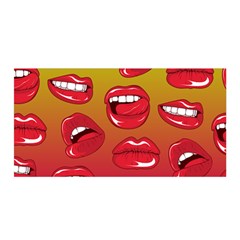 Hot Lips Satin Wrap by ExtraGoodSauce