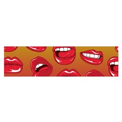 Hot Lips Satin Scarf (oblong) by ExtraGoodSauce