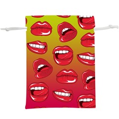 Hot Lips  Lightweight Drawstring Pouch (xl) by ExtraAwesomeSauce