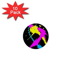 Splatter Splatter 1  Mini Buttons (10 Pack) 