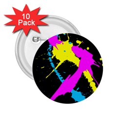 Splatter Splatter 2 25  Buttons (10 Pack)  by ExtraGoodSauce