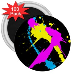 Splatter Splatter 3  Magnets (100 Pack)