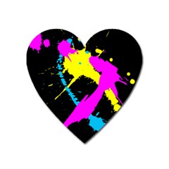 Splatter Splatter Heart Magnet