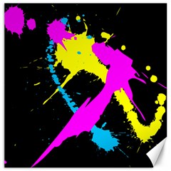 Splatter Splatter Canvas 12  X 12 